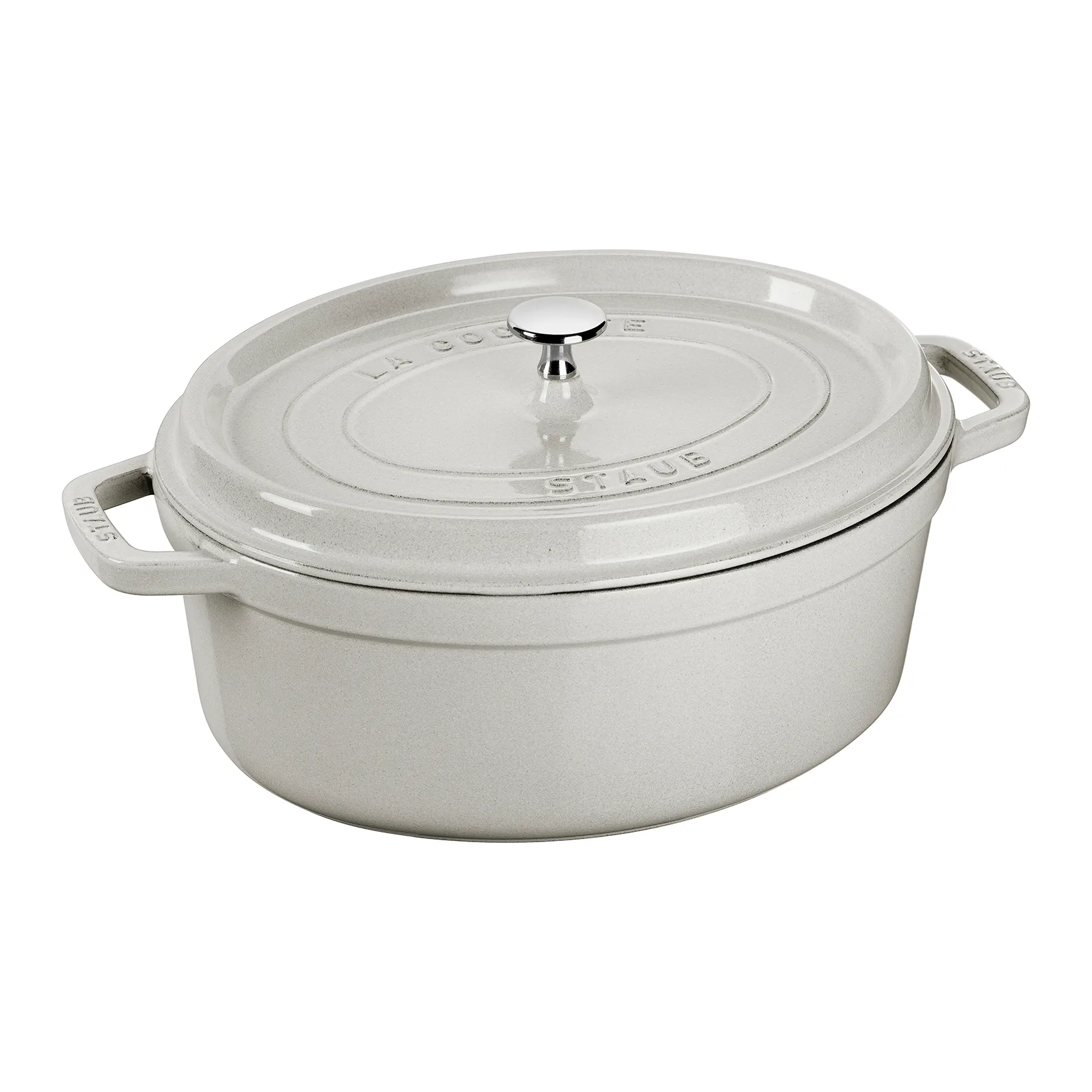 Travessa de forno oval Staub White Truffle, 4,2 l STAUB