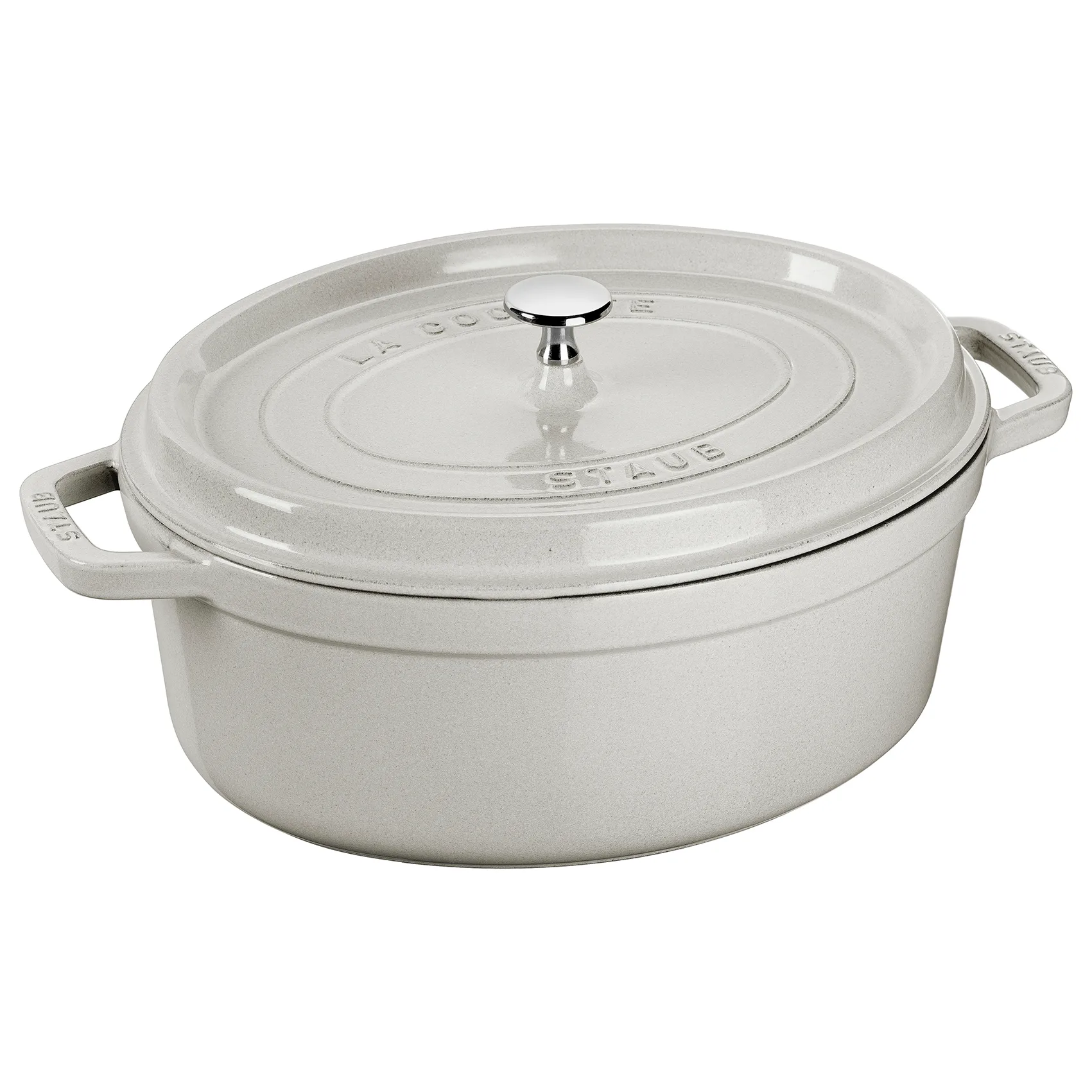 Travessa de forno oval Staub White Truffle, 5,5 l STAUB