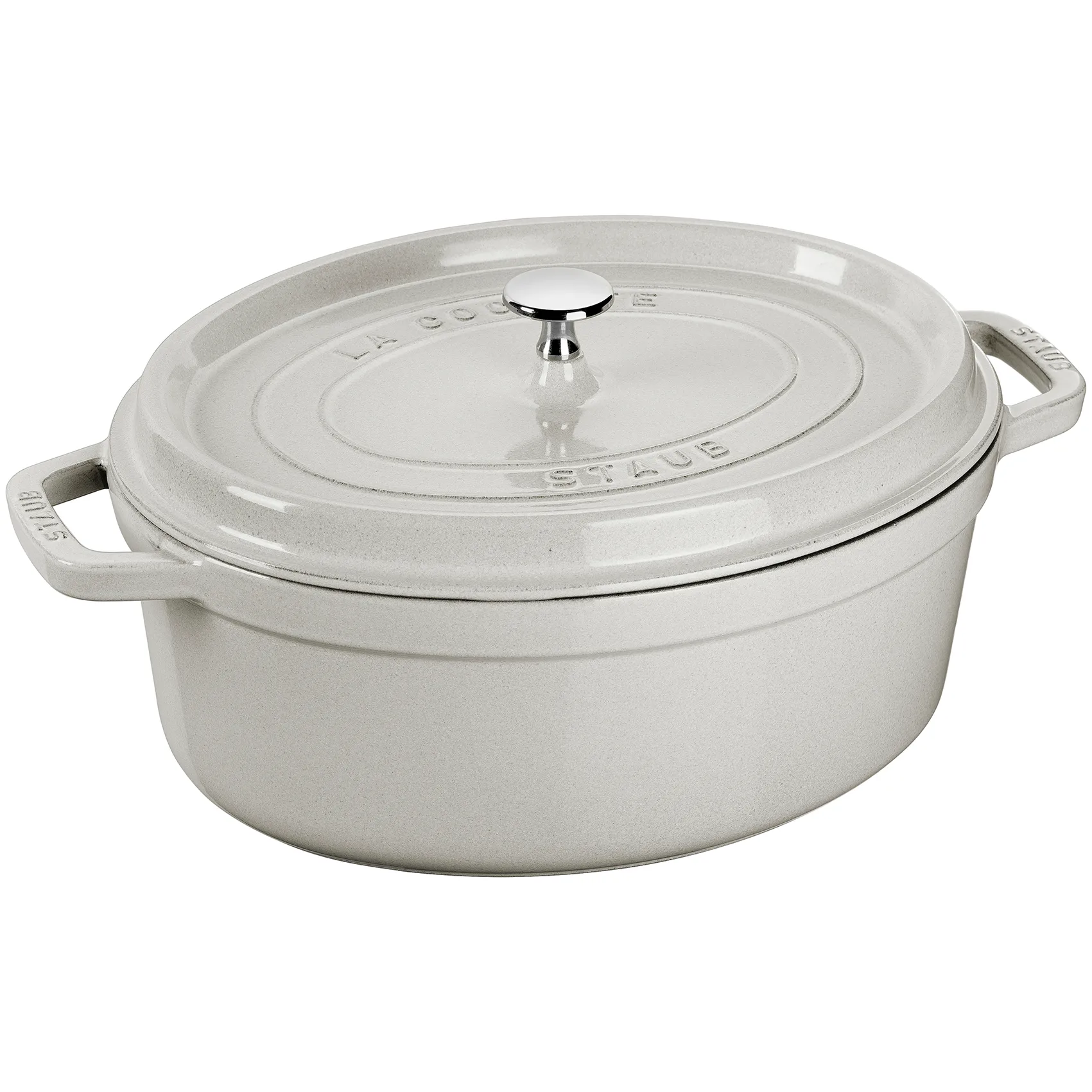 Travessa de forno oval Staub White Truffle, 8 l STAUB