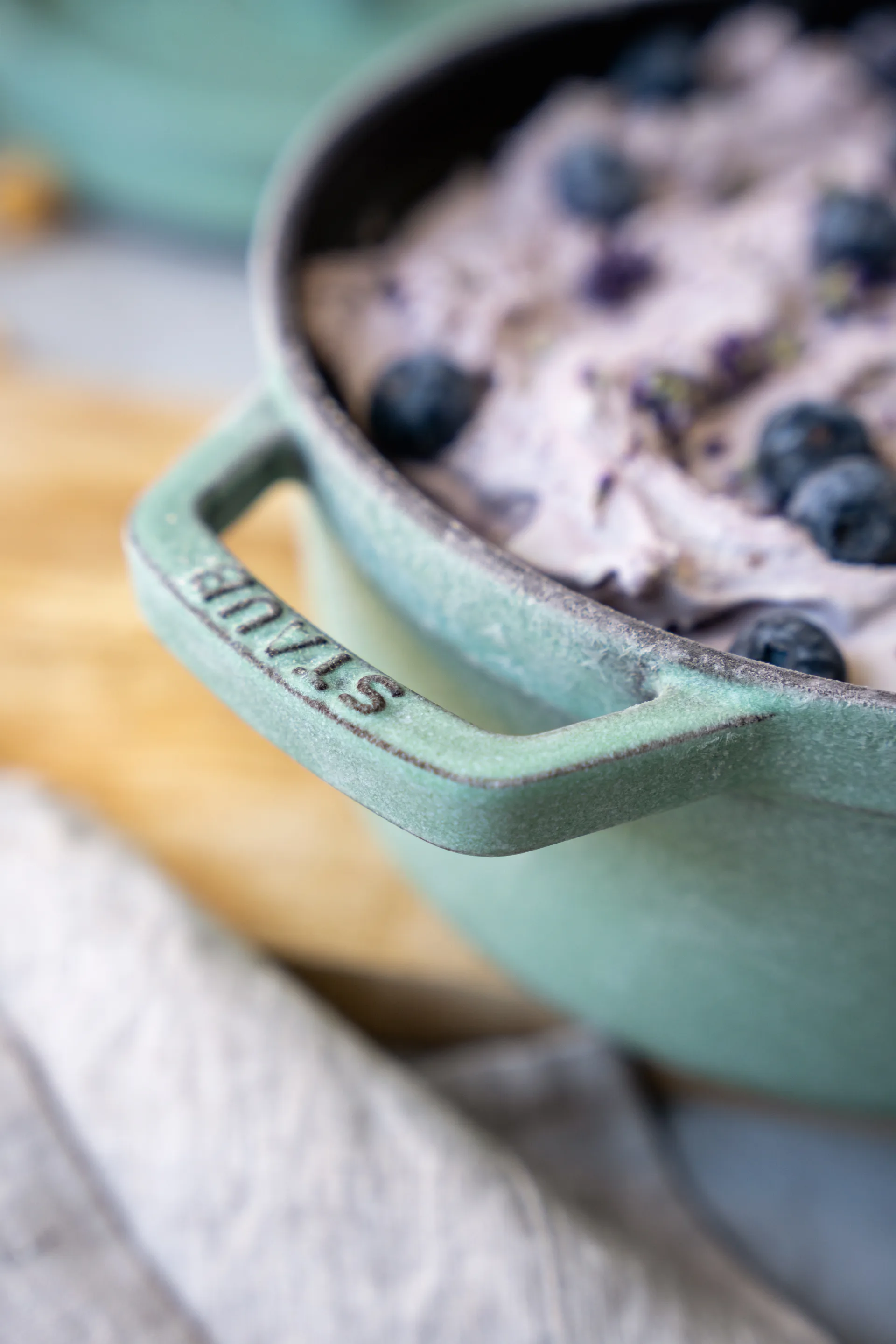 Travessa para forno mini redonda Staub 3,8 l, Salvia STAUB