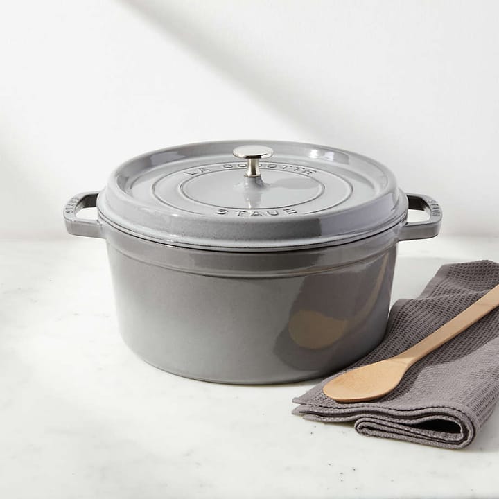 Travessa para forno mini redonda Staub 5,2 l, cinza STAUB