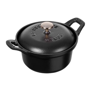 Travessa para forno redonda Vintage La Coquette 0,5 L - Preto - STAUB