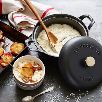 Travessa para forno redonda Vintage La Coquette 0,5 L - Preto - STAUB