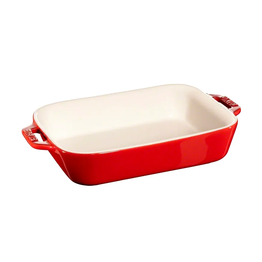 Travessa p/forno retangular Staub 20 x 16 cm, vermelho STAUB