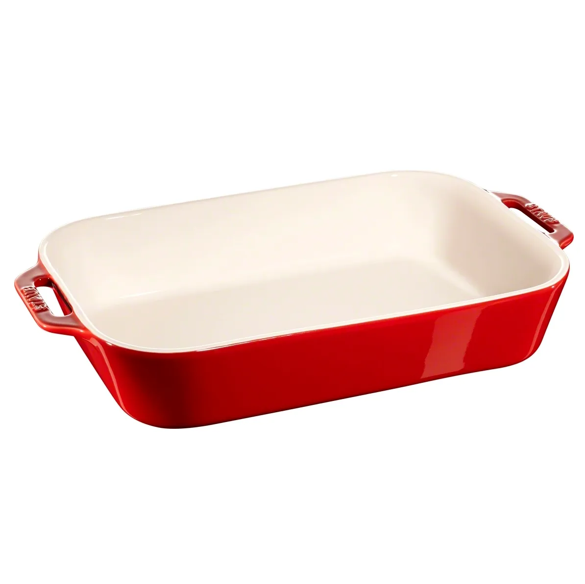 Travessa p/forno retangular Staub 34 x 24 cm, vermelho STAUB