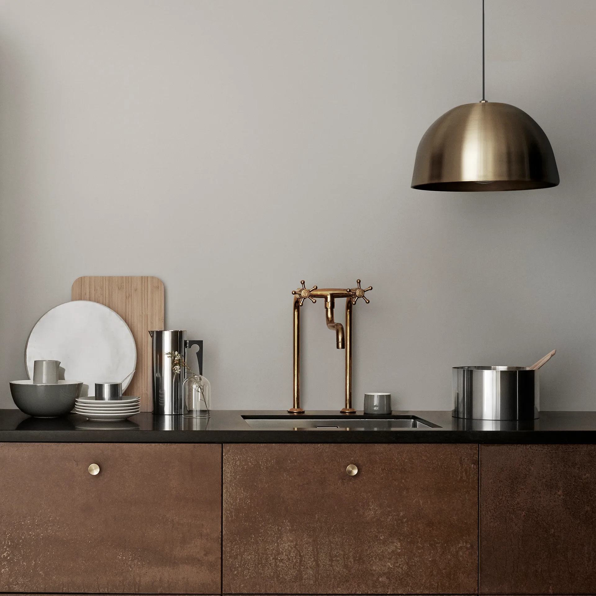 Açucareiro AJ cylinda-line, Aço inoxidável Stelton