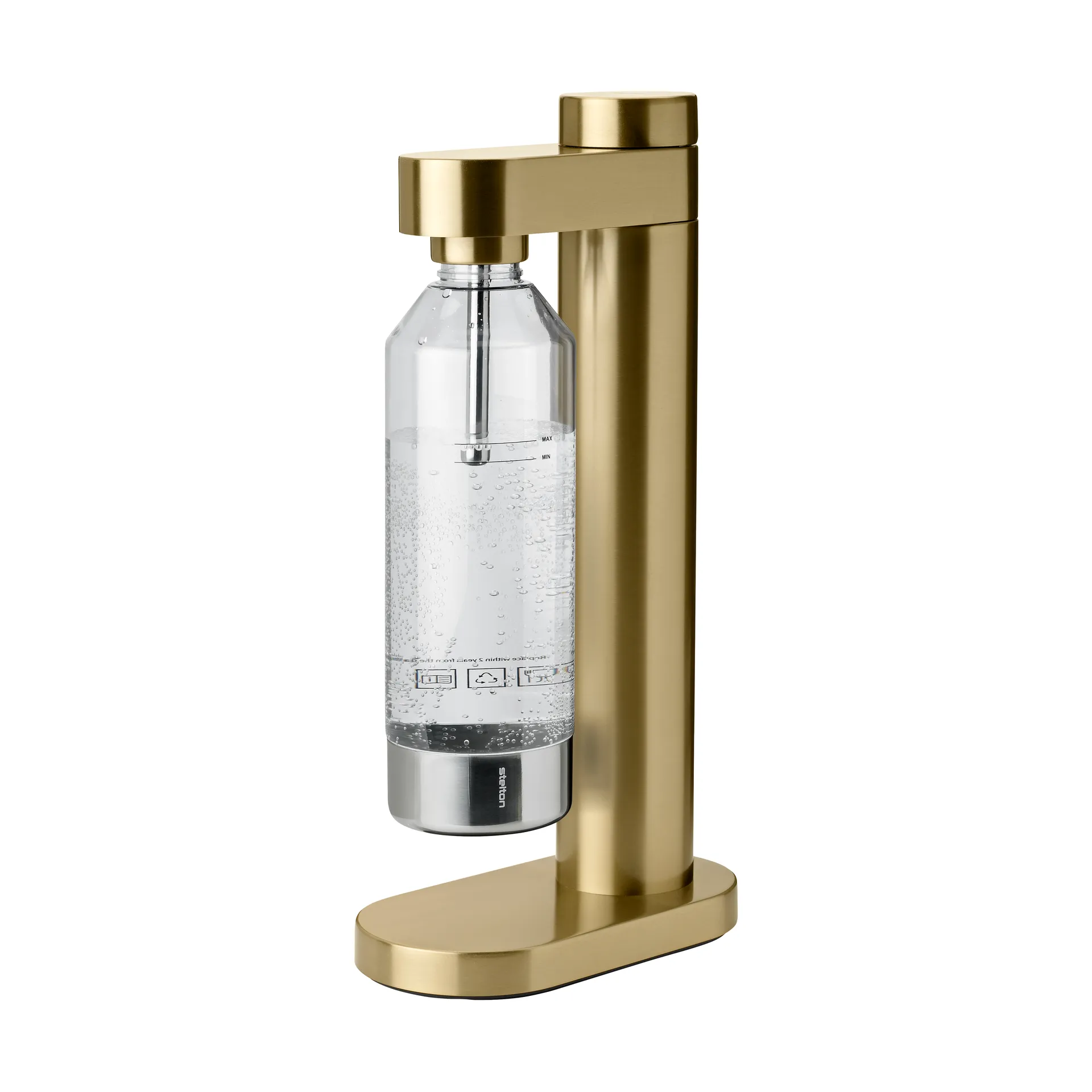 Brus carbonatador, Brushed brass Stelton