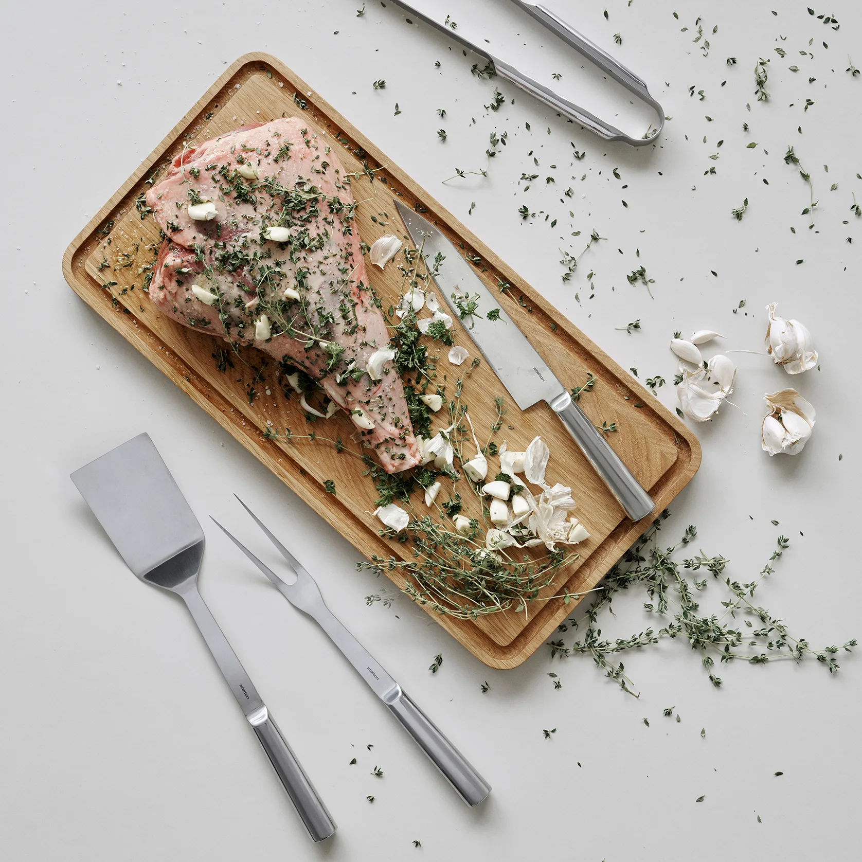 Garfo de trinchar Sixtus, aço inoxidável Stelton