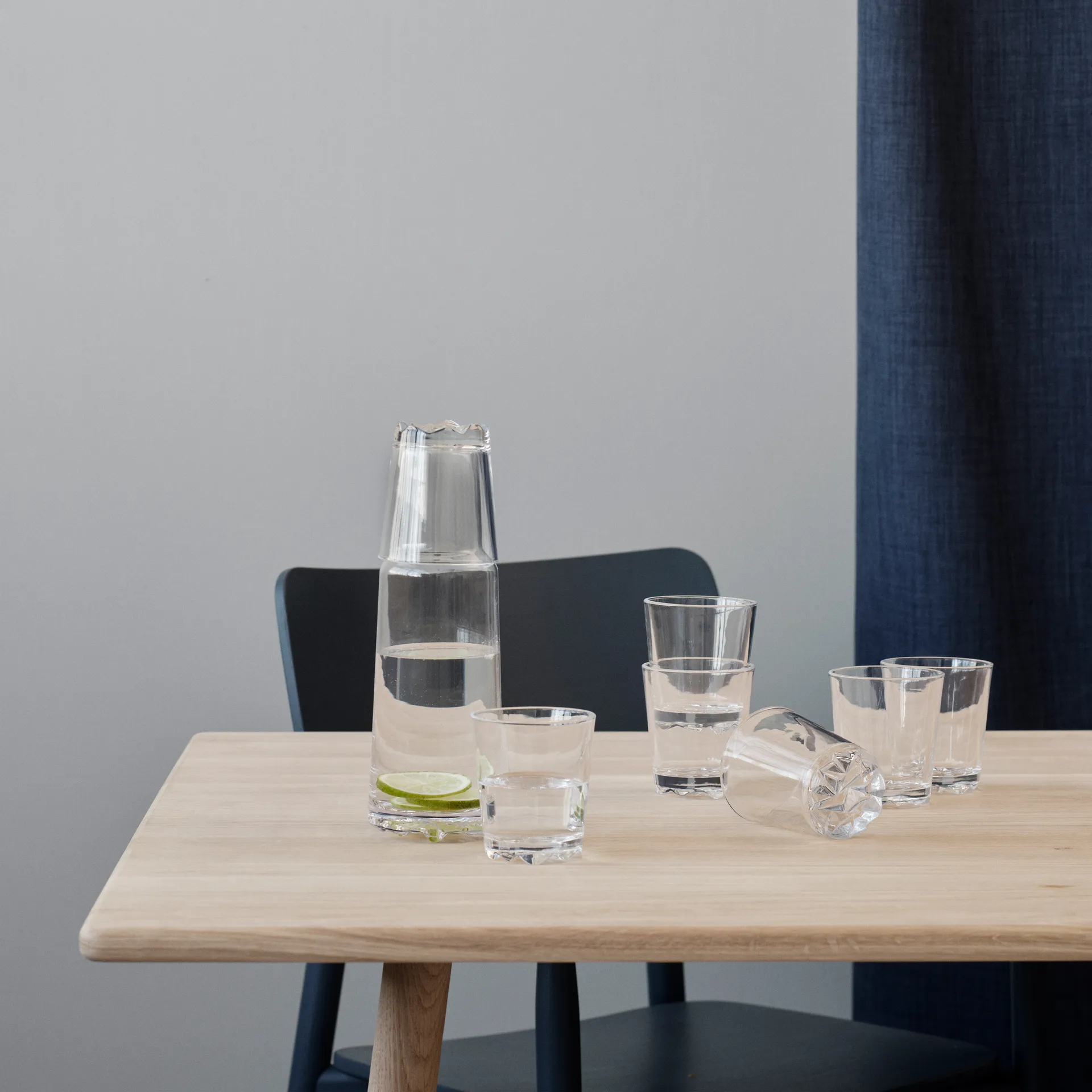 Jarro Glacier com copos, transparente Stelton