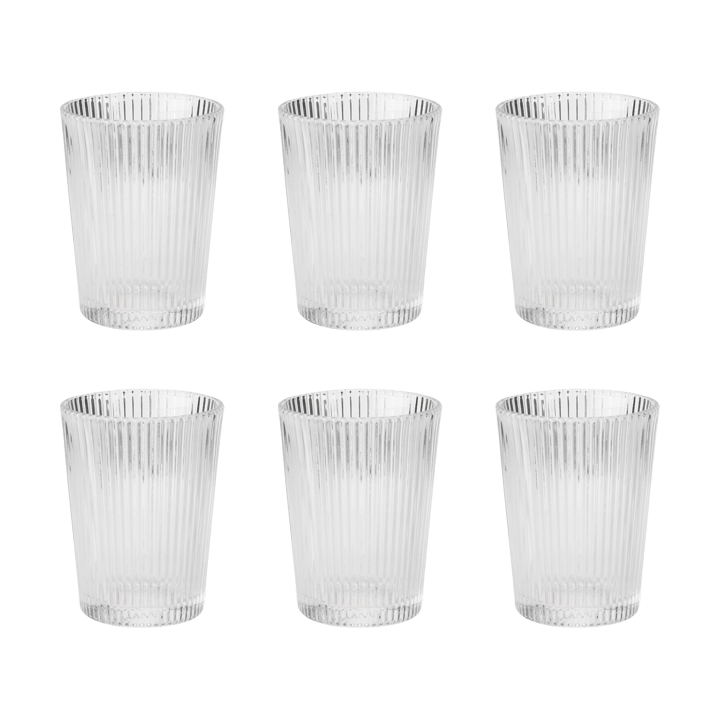 Pilastro copo de vidro 15 cl 6 unidades - Claro - Stelton