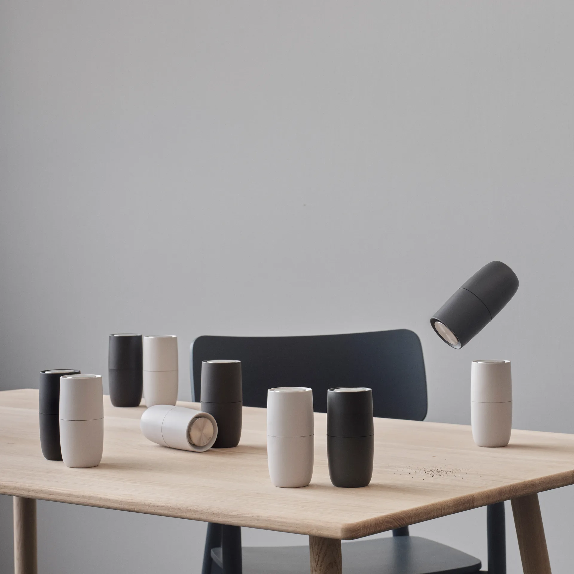Saleiro Foster, light grey Stelton