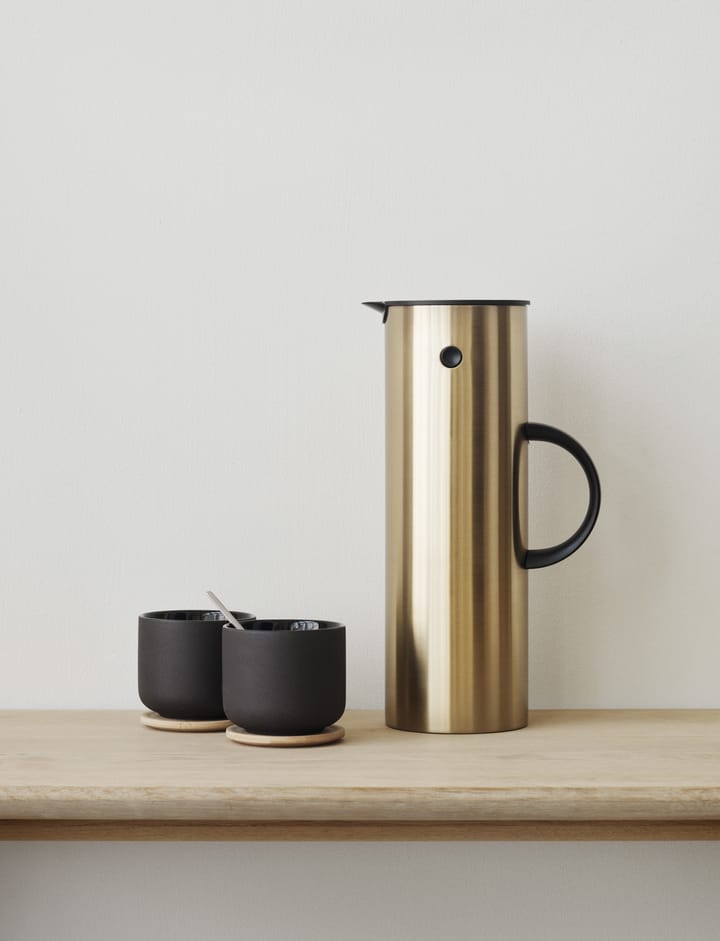 Stelton EM77 garrafa térmica 1 L, Latão escovado Stelton