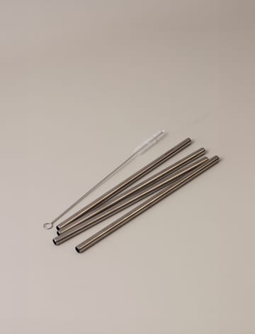 Stelton palhinhas reutilizáveis 4 unidades - Aço - Stelton