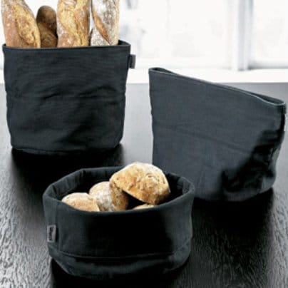 Stelton saco para pão, preto-areia Stelton
