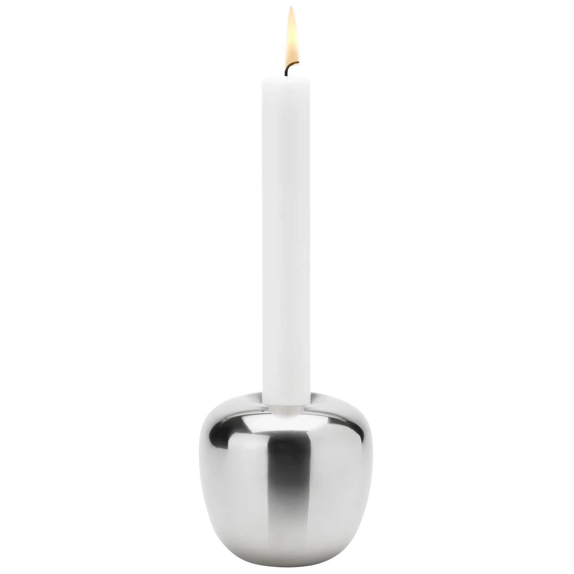 Suporte de velas Ora aço inoxidável , grande Stelton