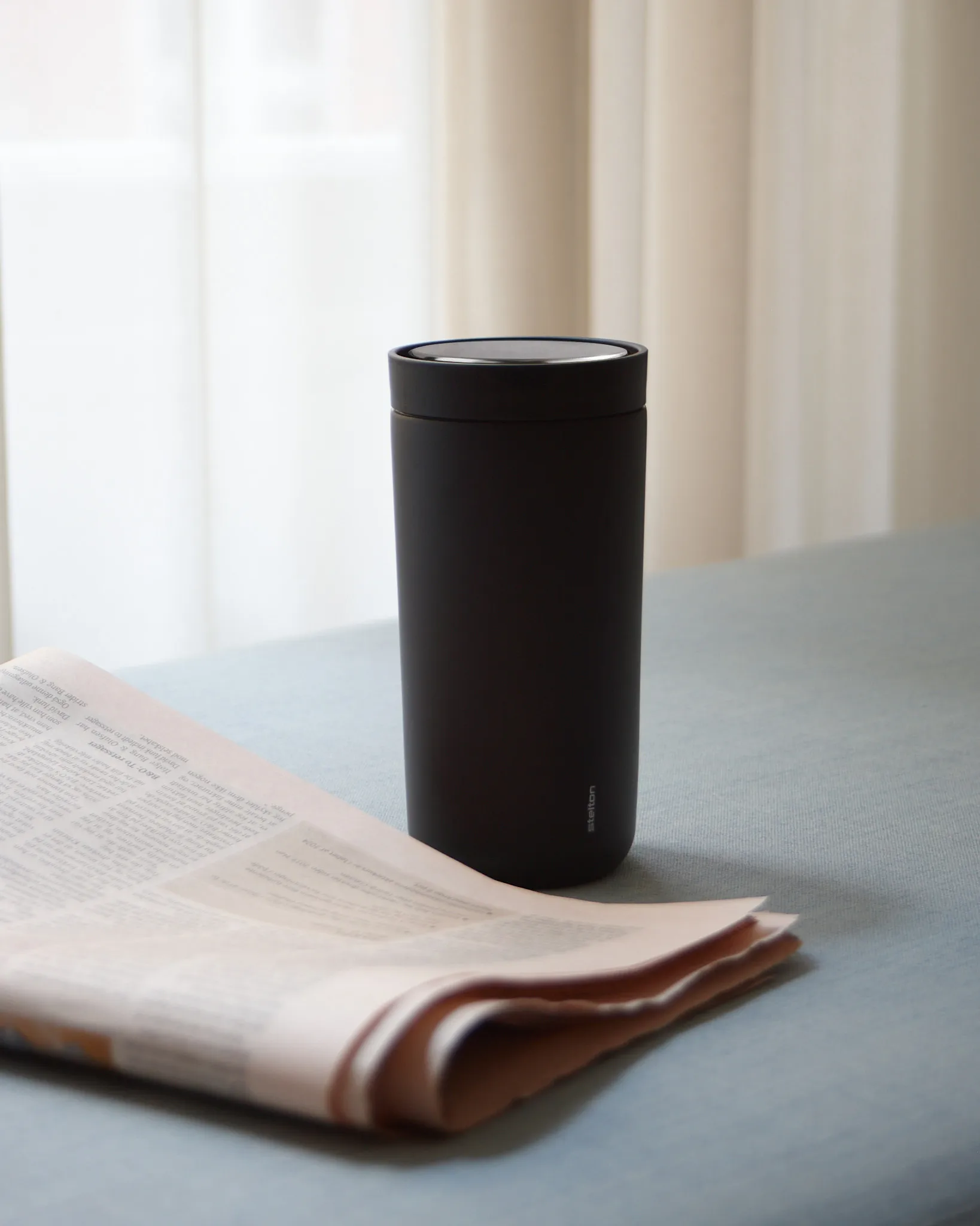 To Go Click caneca térmica 0,2 L, Soft black Stelton