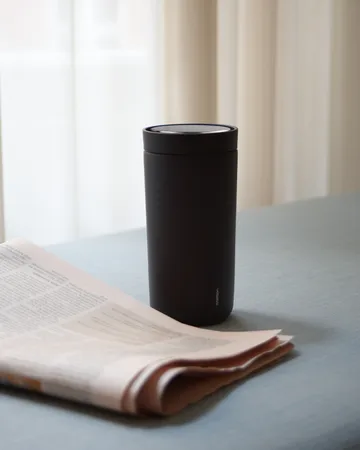 To Go Click caneca térmica 0,2 L - Soft black - Stelton