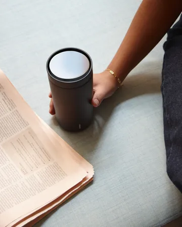 To Go Click caneca térmica 0,2 L - Soft black - Stelton