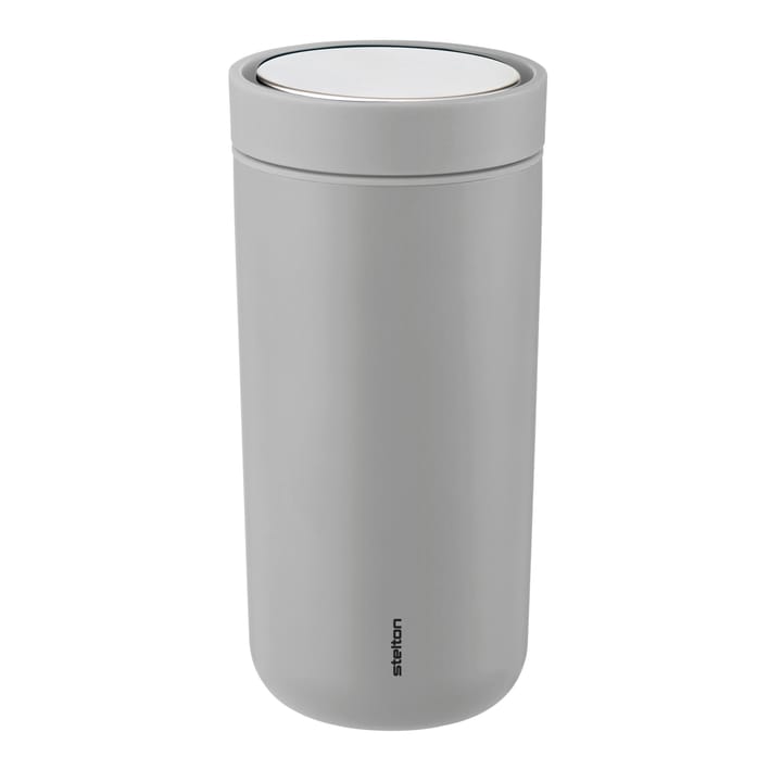 To Go Click caneca térmica 0,4 L - matte light grey - Stelton