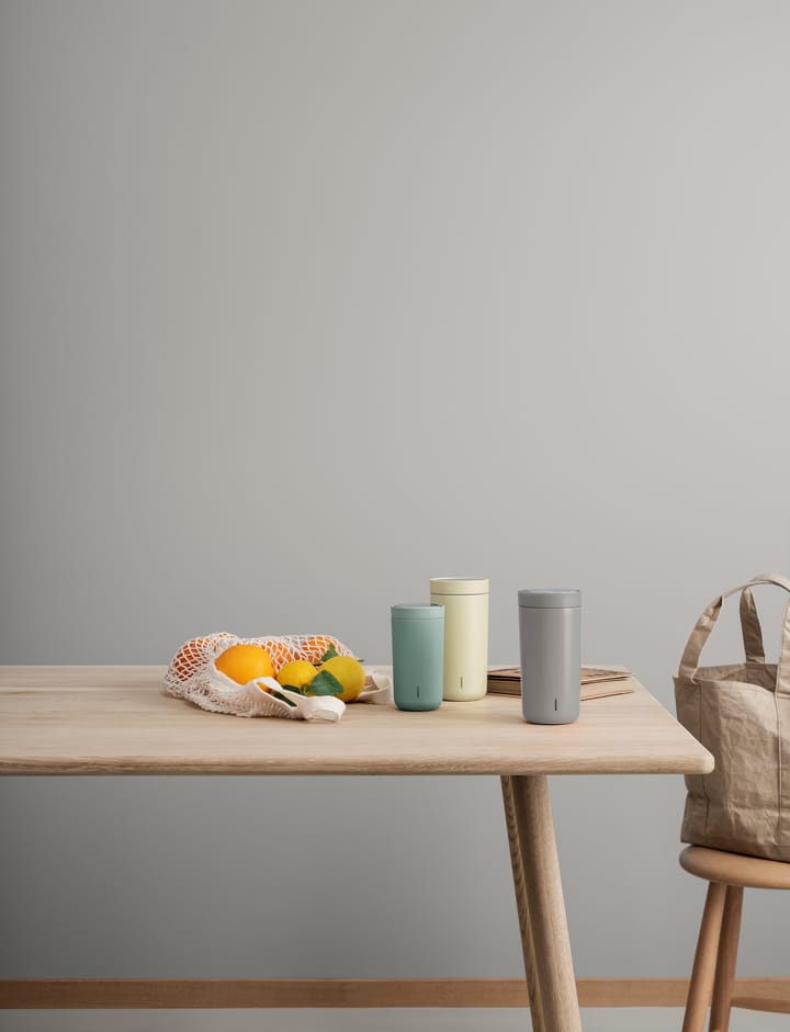 To Go Click caneca térmica 0,4 L, Mellow yellow Stelton