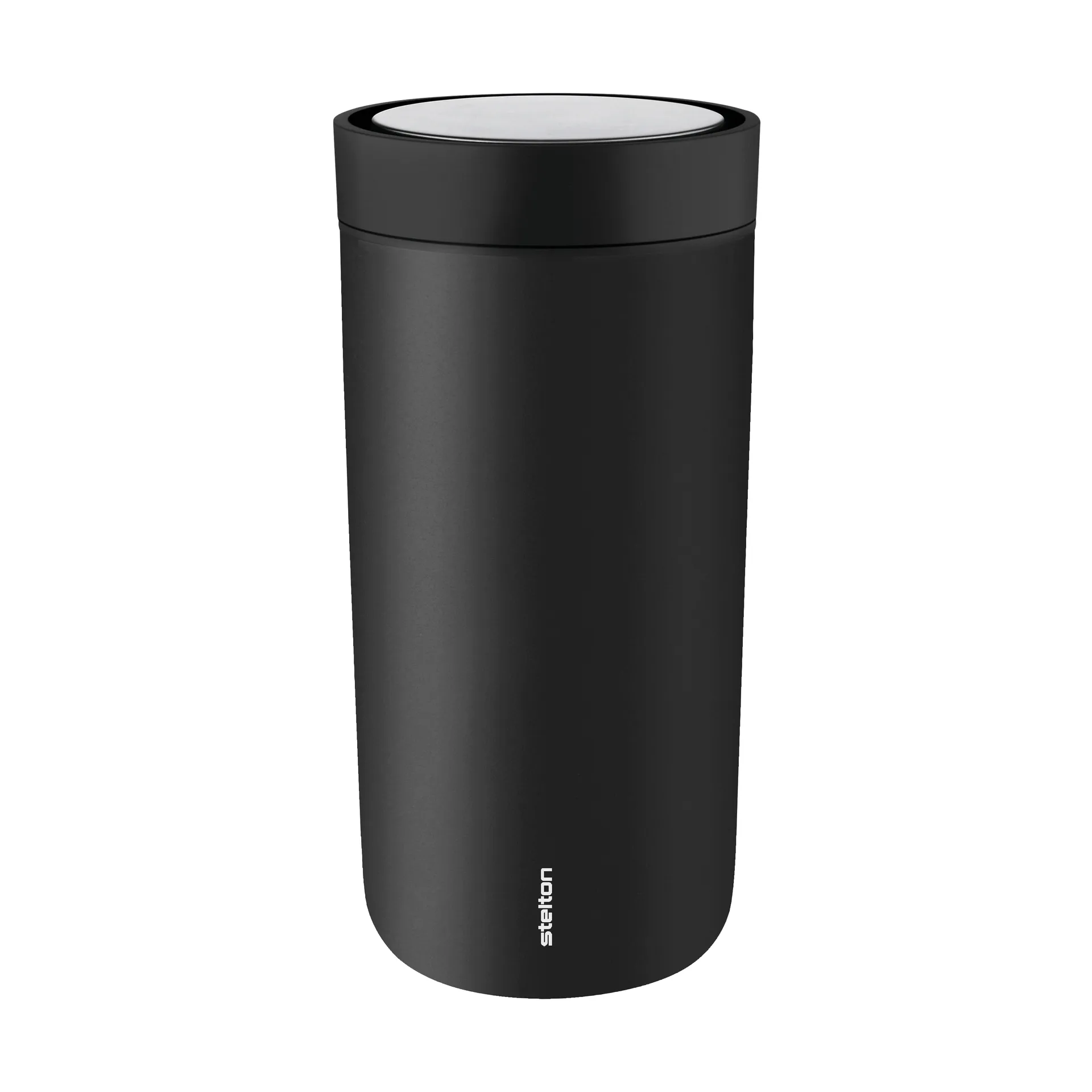To Go Click caneca térmica 0,4 L, Soft black Stelton