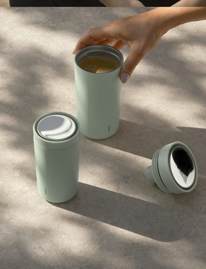 To Go Click caneca térmica 0,4 L, Verde hortelã Stelton