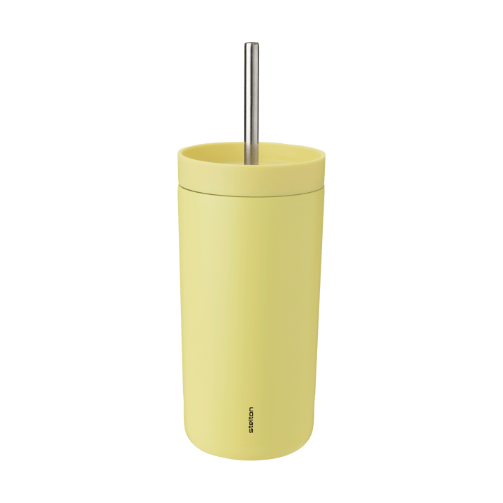 To Go Sip caneca térmica com palhinha 0,4 L - Liso - Stelton