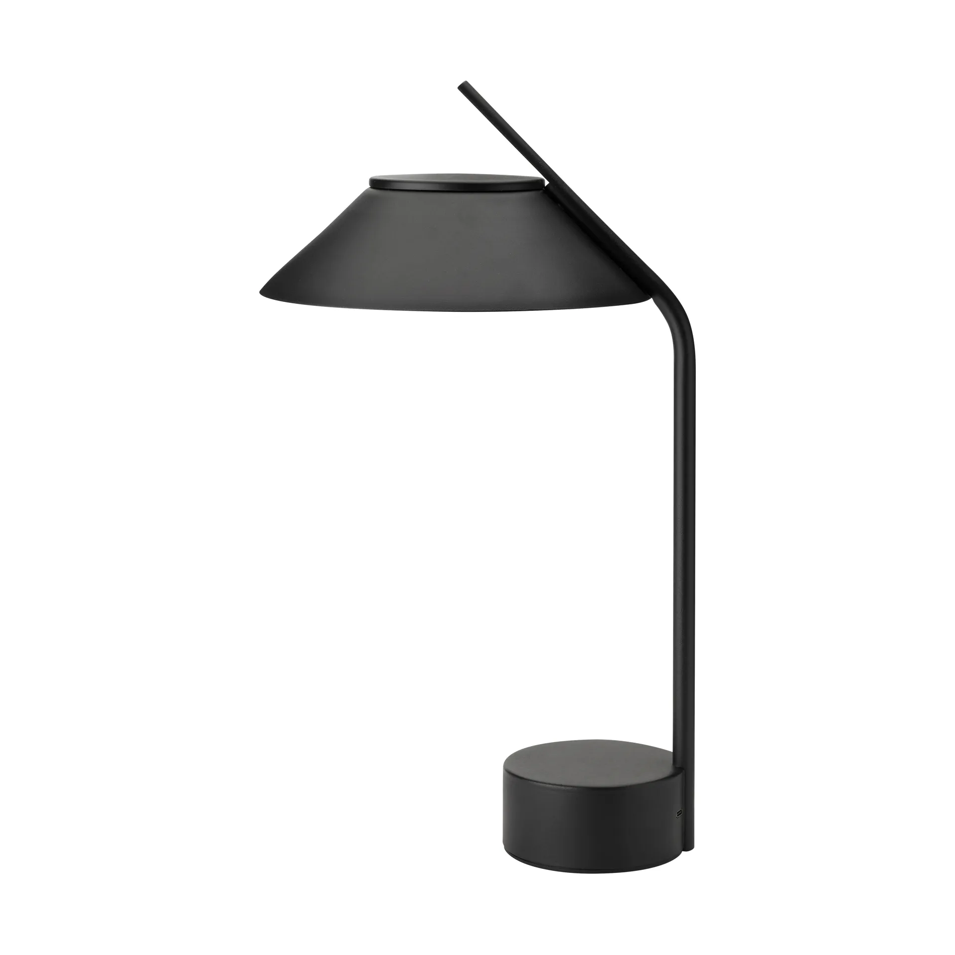 Vinkel LED candeeiro de mesa portátil, Preto Stelton