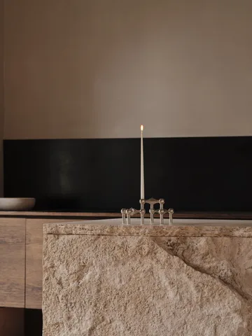 Castiçal STOFF Nagel 3 unidades + velas embalagem de 12 - STOFF