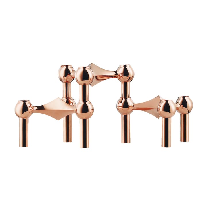 Nagel castiçal 3 unidades - Ouro rosa - STOFF