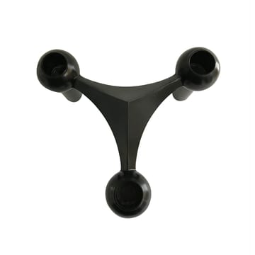 Nagel castiçal 3 unidades - preto - STOFF