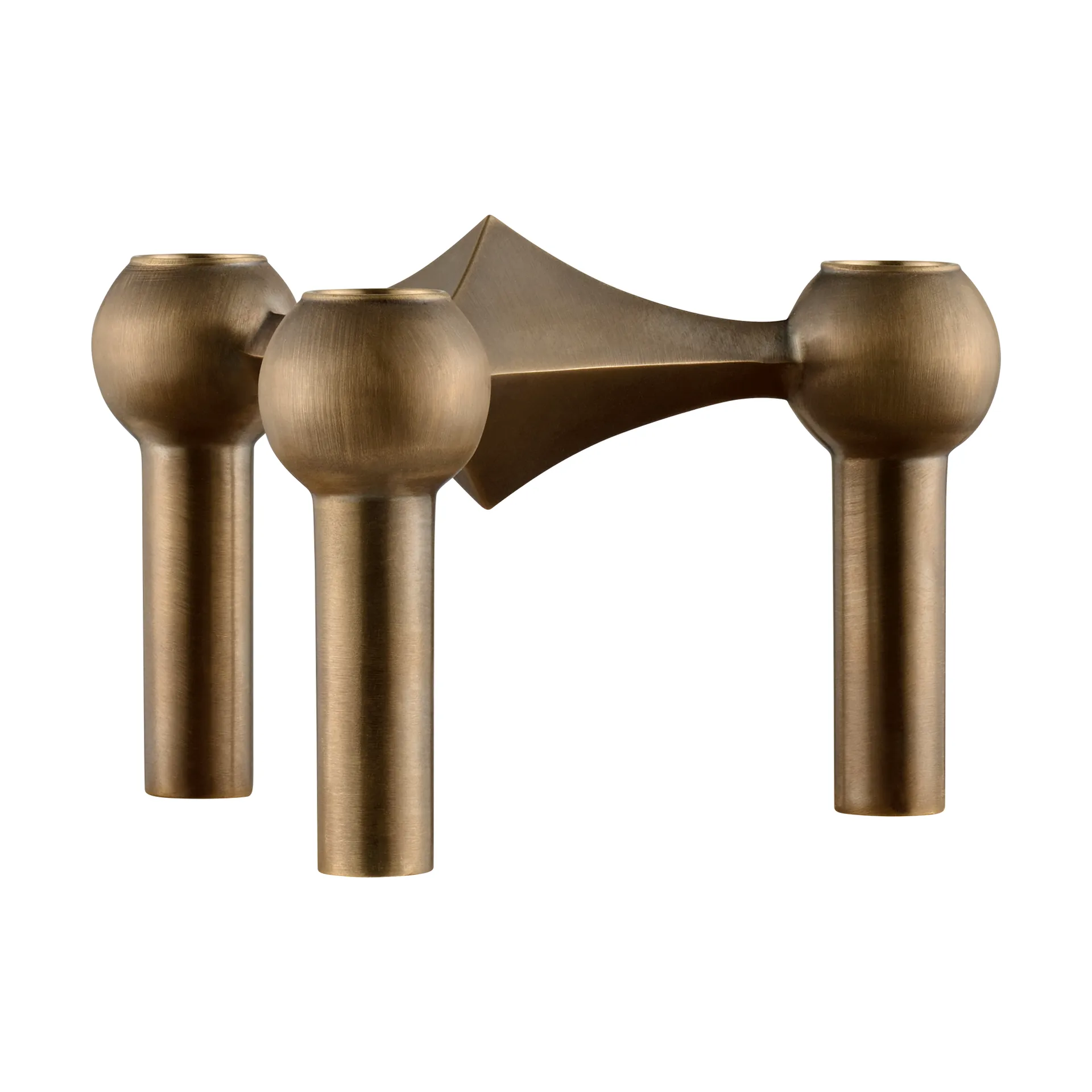 Nagel castiçal , Bronzed brass STOFF