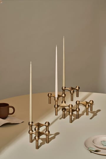 Nagel castiçal  - Bronzed brass - STOFF
