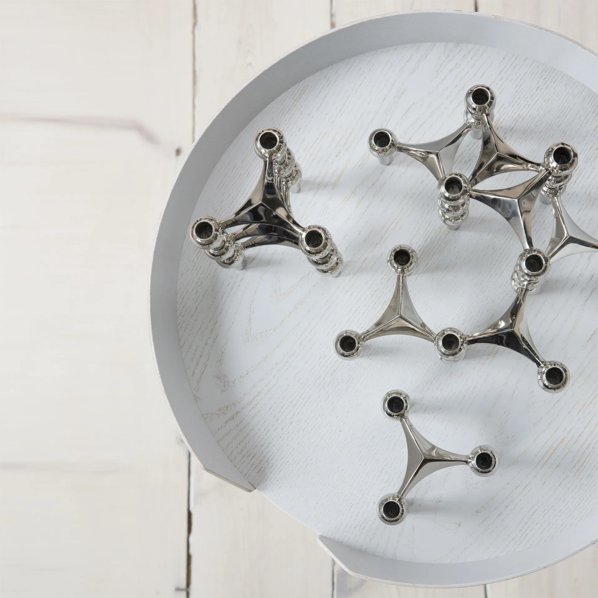 Nagel castiçal , Cromado STOFF