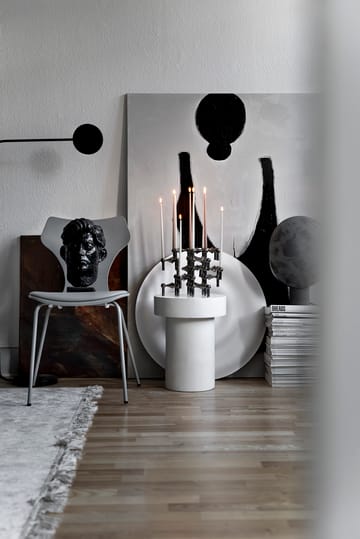 Nagel castiçal  - Preto cromado - STOFF