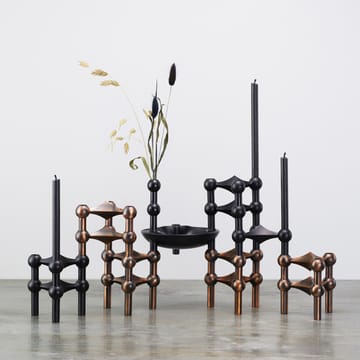 Nagel castiçal  - preto mate - STOFF