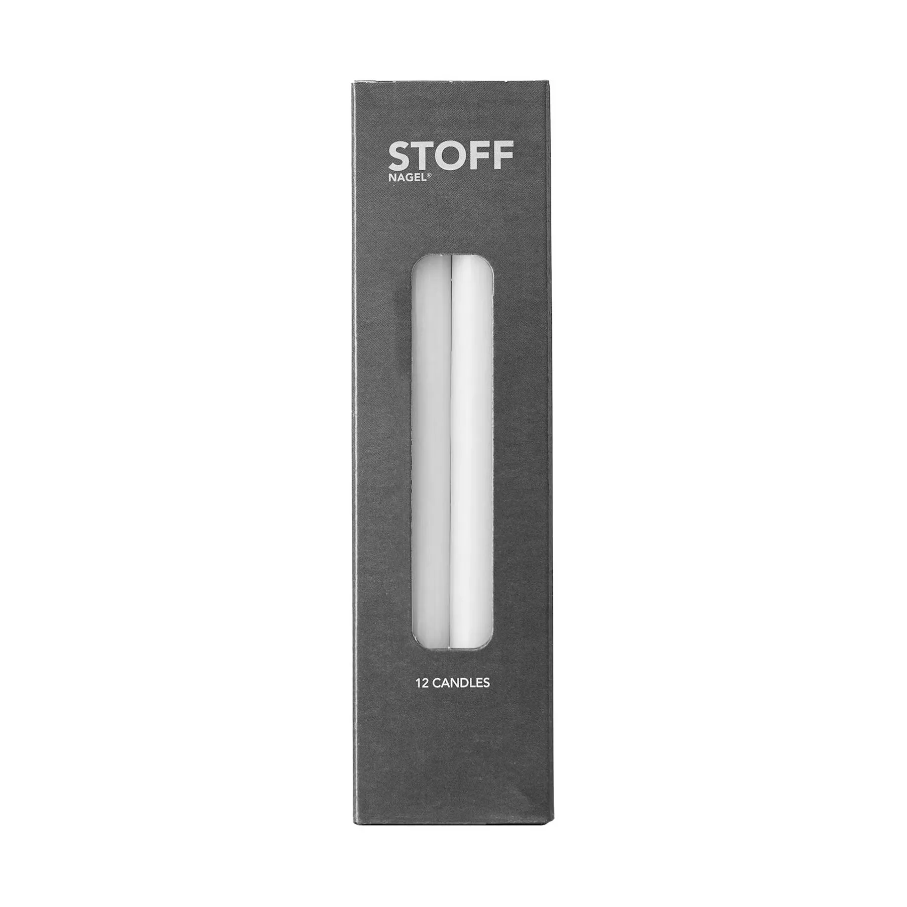 Castiçal STOFF Nagel + velas embalagem de 12 STOFF Nagel