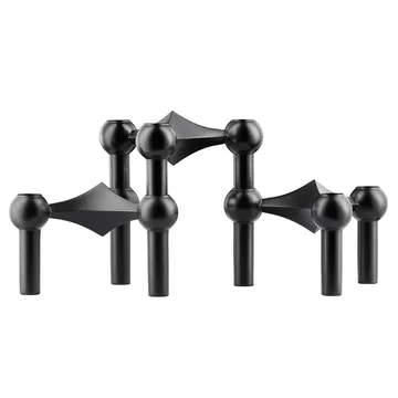 Nagel castiçal 3 unidades - preto - STOFF Nagel