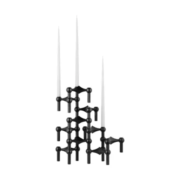 Nagel castiçal 3 unidades - preto - STOFF Nagel