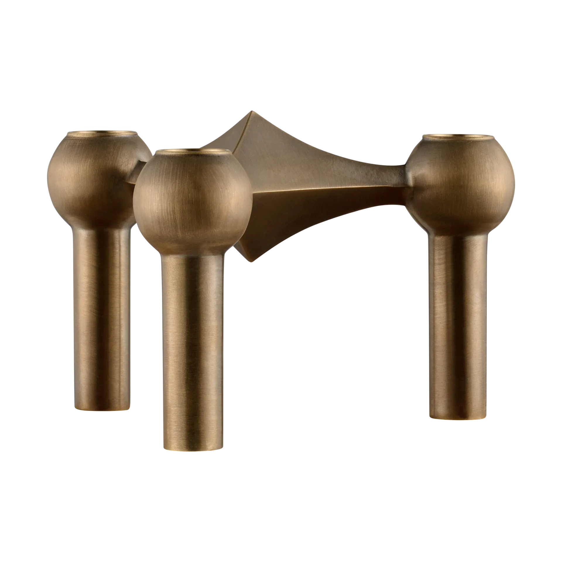 Nagel castiçal , Bronzed brass STOFF Nagel