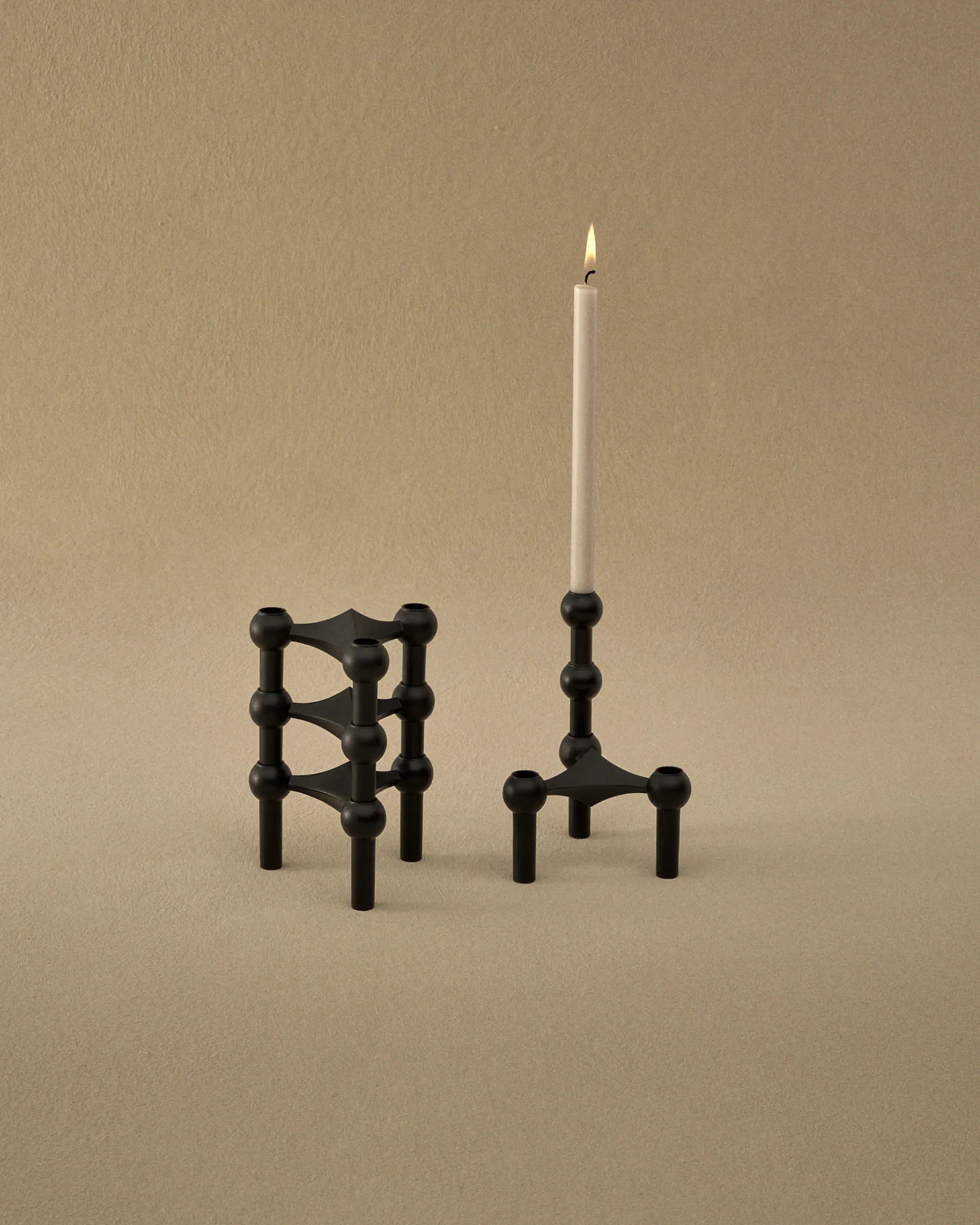 Nagel velas 12 unidades, Cinza linho STOFF Nagel
