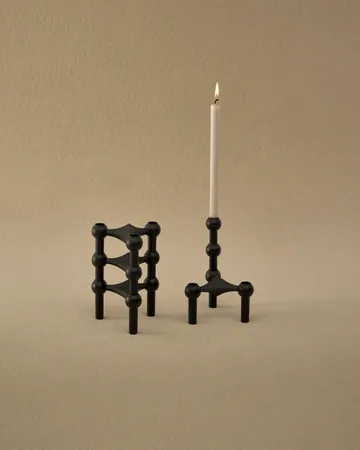Nagel velas 12 unidades - Cinza linho - STOFF Nagel