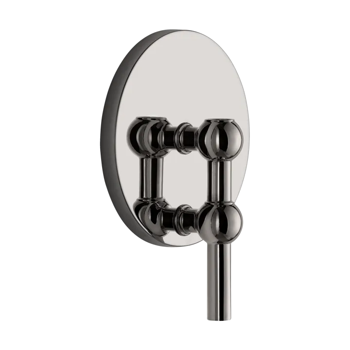 STOFF Nagel castiçal de parede  - Cromado preto - STOFF Nagel