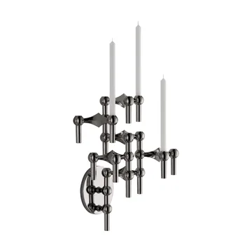 STOFF Nagel castiçal de parede  - Cromado preto - STOFF Nagel