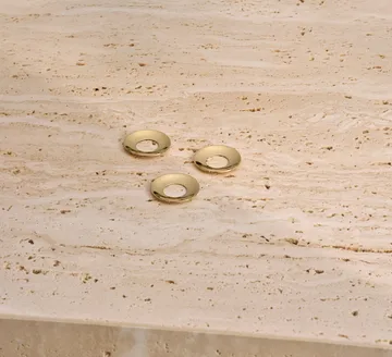 STOFF Nagel protetor de vela 3 unidades - Latão maciço - STOFF Nagel