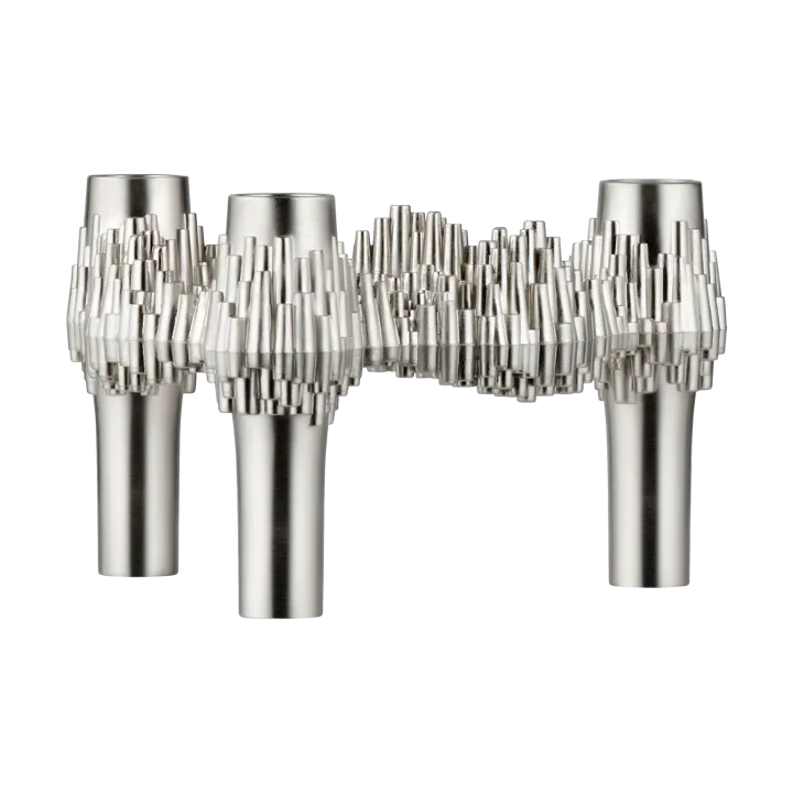 STOFF Nagel Quist castiçal - Cromado escovado - STOFF Nagel