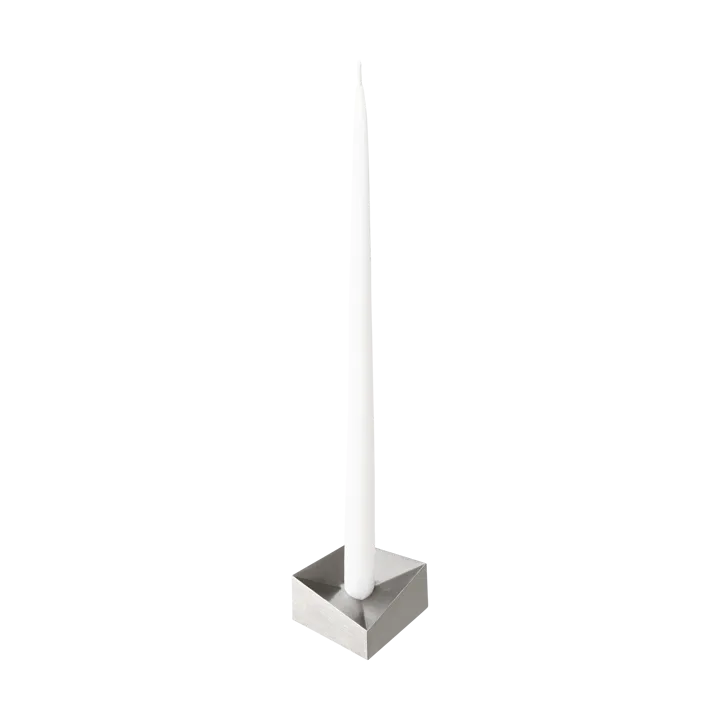 STOFF Nagel reflect castiçal pequeno 2,7 cm - Cromado escovado - STOFF Nagel