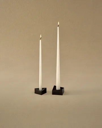 STOFF Nagel reflect castiçal pequeno 2,7 cm - Cromo preto  - STOFF Nagel