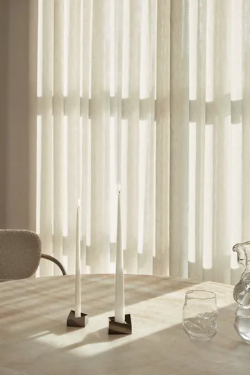 STOFF Nagel reflect castiçal pequeno 2,7 cm - Cromo preto  - STOFF Nagel