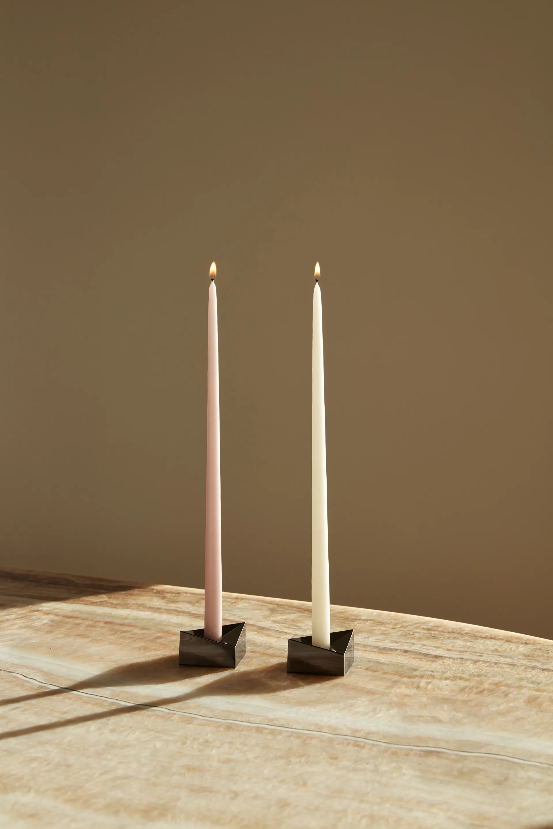 STOFF Nagel reflect castiçal pequeno 2,7 cm, Cromo preto  STOFF Nagel